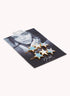 Marbelized Star Trio Clip - Colors: Cotton Candy Sky & Mother of Pearl White